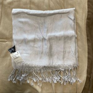 Jones New York Light Gray Scarf